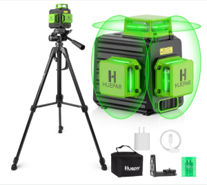 Laser Level 360 Self Leveling with 47" Tripod