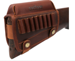 TOURBON Leather Cheek Riser Pad