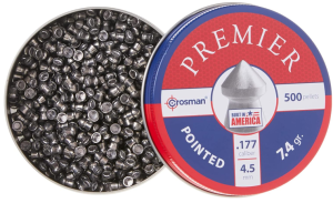 Crosman 7-P577 Pointed .177-Caliber Pellets, Lead(500-Count)