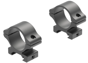 BKL 300 0.6" Long Dovetail Scope Rings - 0.979" High - for 30mm Scope Tubes - Fit 3/8" or 11mm Dovetails - Matte Black or Silver