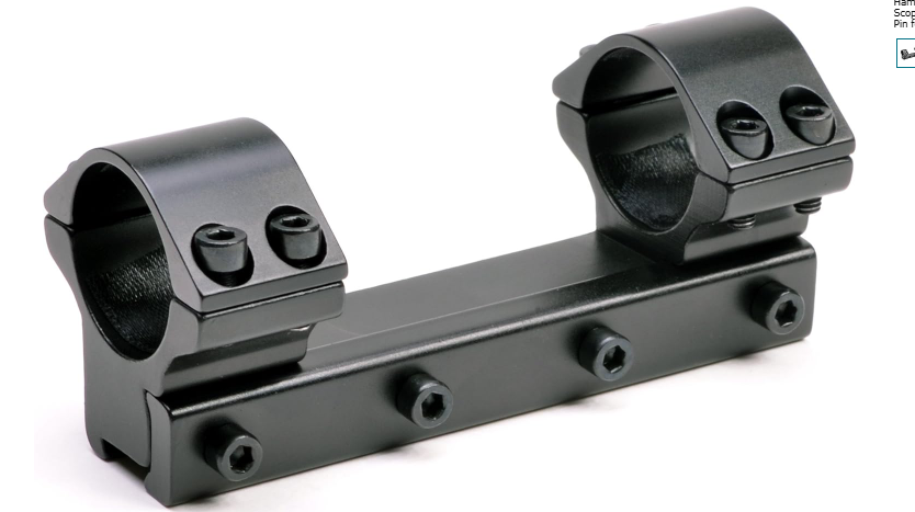 Beeman 5040 1-Pc Mount w/1 Rings, Medium, 9.5-11.5mm Dovetail