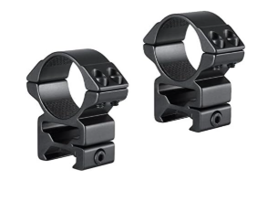 Hawke Sport Optics Match Mount 30mm Riflescope Rings 2-Piece Set for Weaver Rail (High Height)