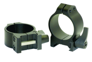 Warne 213LM Maxima Quick Detach Scope Rings, Sintered Steel, Vertical Split, 30 mm, Low Matte