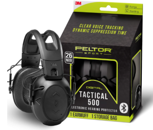 peltor Sport Tac 500, Black, One Size