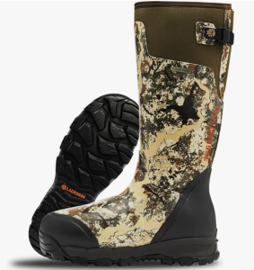 LaCrosse Alphaburly Pro 18" Insulated Hunting Boots for Men Featuring Waterproof Rubber, 1600G Thinsulate, and EVA Footbed, First Lite Cipher