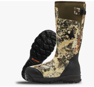 LaCrosse Alphaburly Pro 18" Insulated Hunting Boots for Men Featuring Waterproof Rubber, 1600G Thinsulate, and EVA Footbed, First Lite Cipher