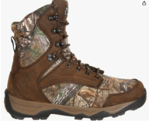 Rubber Hunting Boots for Men with 800g Insulation, Waterproof Insulated 6mm Neoprene Shoes for Outdoor Hunting (Next Camo, Size 6-14)