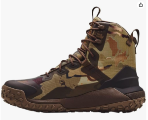 Under Armour Whitetail HOVR Dawn Waterproof Unisex Boots UA Forest All-Season Camo/Maverick Brown 3023105-901