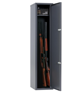 Buffalo 1015 Gun Rifle Shotgun Metal Small Security Cabinet Safe Storage with Separate Pistol/Ammo Area