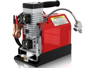 GX PUMP GX-E-CS2 Portable PCP Air Compressor, 4500Psi/30Mpa, Oil-Free,Powered by Car 12V DC or Home 110V AC with Converter (Included), Paintball Tank...