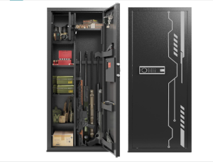 KAER 8-12 Gun Safe Multi-function Gun Safe for Rifles and Pistols Gun Cabinet Large Gun Safes for Home Rifles and Shotguns Electronic Gun Cabinet with...