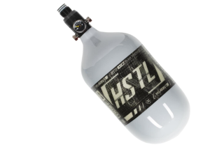 HK Army 68ci 4500psi HPA Paintball Tank - HSTL Carbon Fiber - Grey