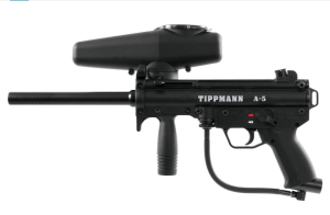 Tippmann A-5 .68 Caliber Paintball Marker, Black