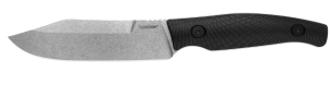  Kershaw Camp 5 Fixed Blade Knife, 4.75 Inch Blade, Full Tang (1083), Black,