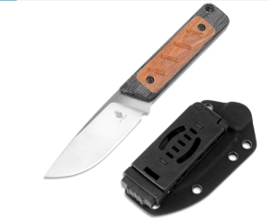  Kizer Smolt Fixed Blade Knife, 2.93" 154CM Steel Micarta & Mkuruti Handle | Drop Point Blade, Fixed Blade EDC Knife with Kydex Sheath for Men Women...