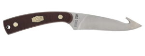  Old Timer 158OT Guthook Skinner 7.3in High Carbon S.S. Full Tang Fixed Blade Knife with 3.5in Blade and Sawcut Handle for Outdoor, Hunting and Camping