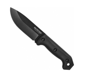 KA-BAR BK2 Becker Companion Fixed Blade Knife 5.25" Drop Point 1095 Cro-Van Black Powder Coat Blade Ultramid Handle Black