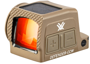 Vortex Defender-CCW Enclosed Solar Micro Dot Sights | Motion Activation w/ Auto-Shutoff, Solar (Auto D-TEC Technology), Shield RMS Footprint- Unlimited,...